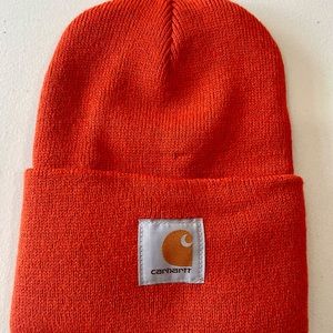 Knit Cuffed Beanie+Carhartt+Jasper+Orange